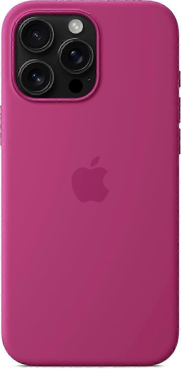 pc Apple iPhone 16 Pro Max Silicone Case with MagSafe and Camera Control - Fuchsia
