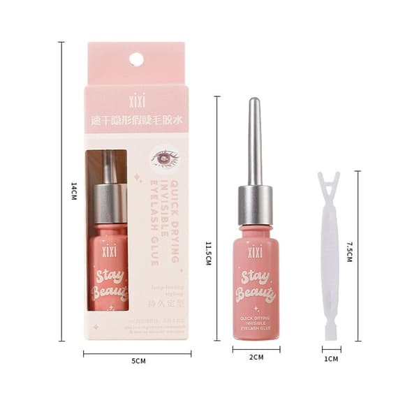 Eyelash Glue 12ml Waterproof Long-lasting Eyelash Adhesive Glue False Eyelashes Non-irritating N4L2
