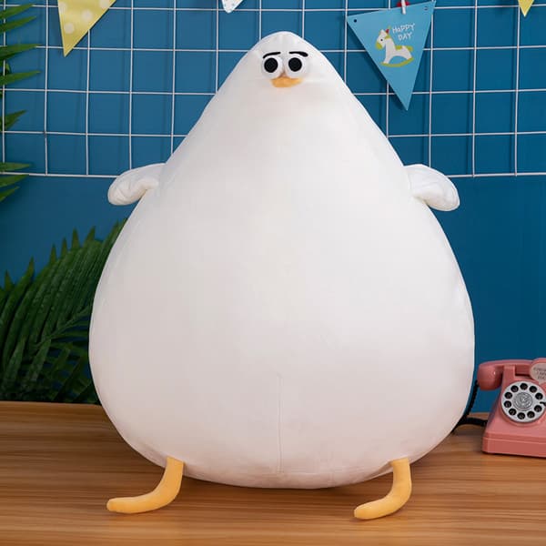 Simulation Hen Doll, Funny Fat Chicken Plush Toy 38cm