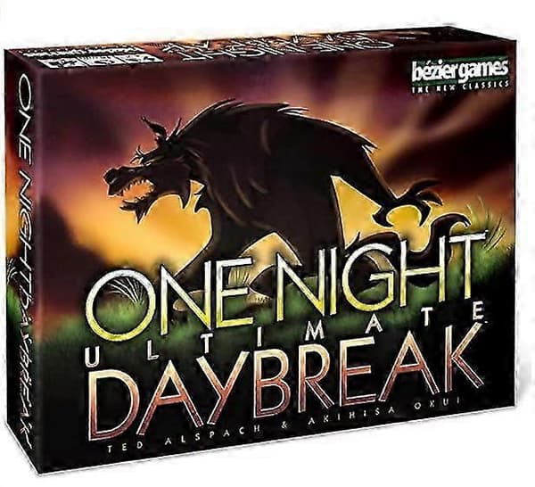 Engelsk versjon brettspill One Night Ultimate Werewolf Breaking Dawn