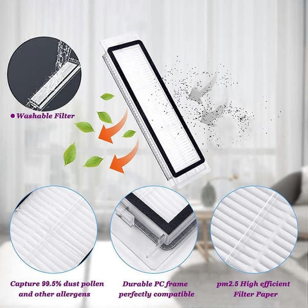 Tilbehør Reservedele Kit til Xiaomi Roborock S5 Max S6 Max S6 Pure S6 MaxV S50 S51 S55 S60 S65 S5