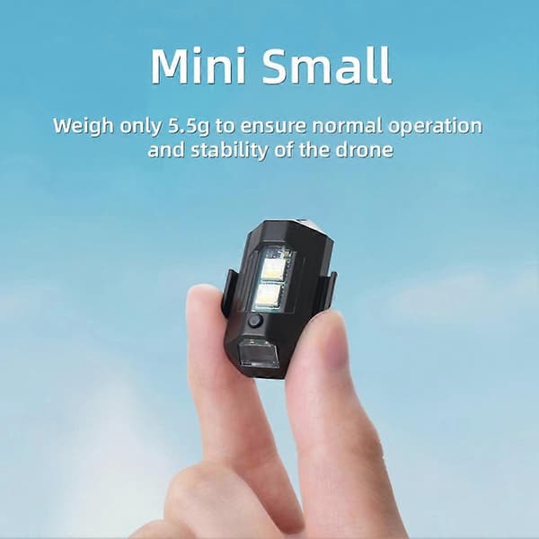 5 stk Mini Drone Stroboskoplys til DJI NEO/Mini 4 Pro/Mini 2/4K/Mavic 3 Lys Farve Anti-Kollisions Signallampe Tilbehør