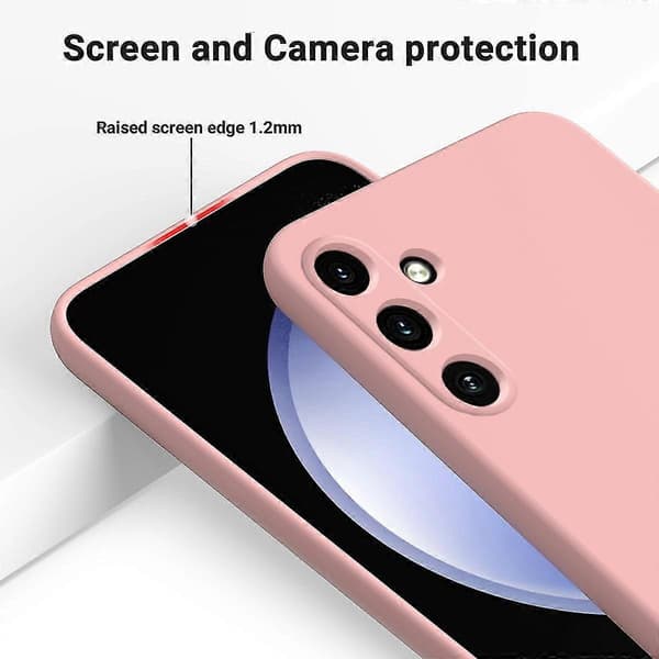 Liquid Silicone Case For Samsung Galaxy A55 5G Pink