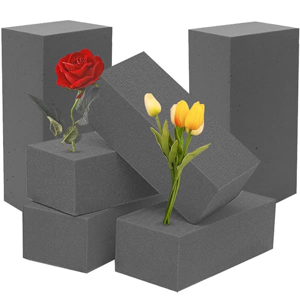 Kunstigt blomsterskum til pakning og udstilling grå