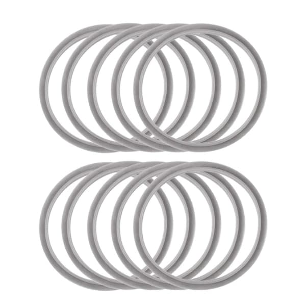 10-pack Silikon O-ringstätningar för Nutribullet 600 Pro 900-serien Grå 85g