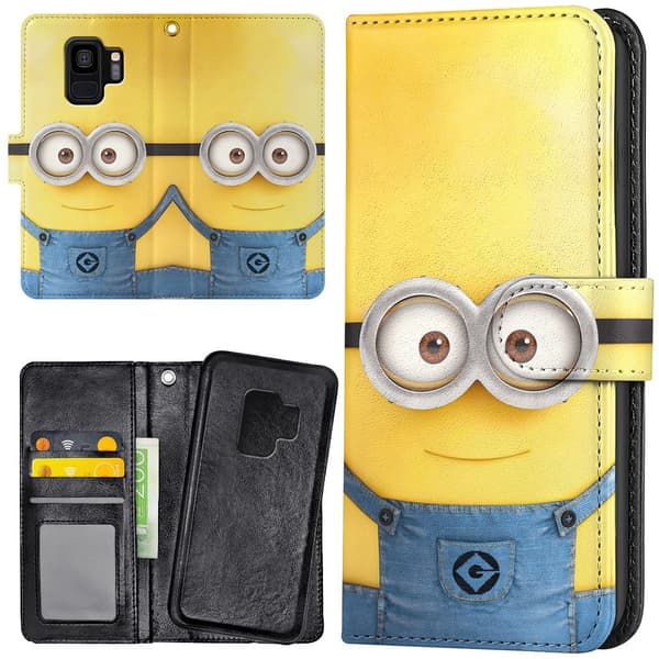 Samsung Galaxy S9 - Plånboksfodral/Skal Minions 150