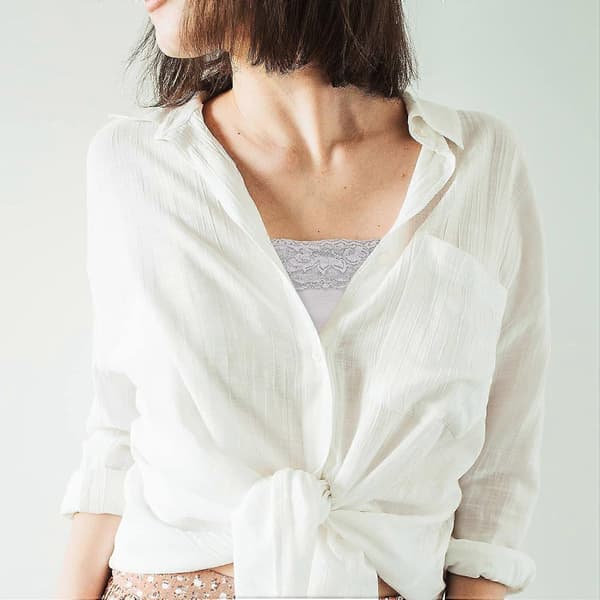 10 Pieces Lady Clip-on Mock Camisole Bra Inserts Overlay Vest_Gift
