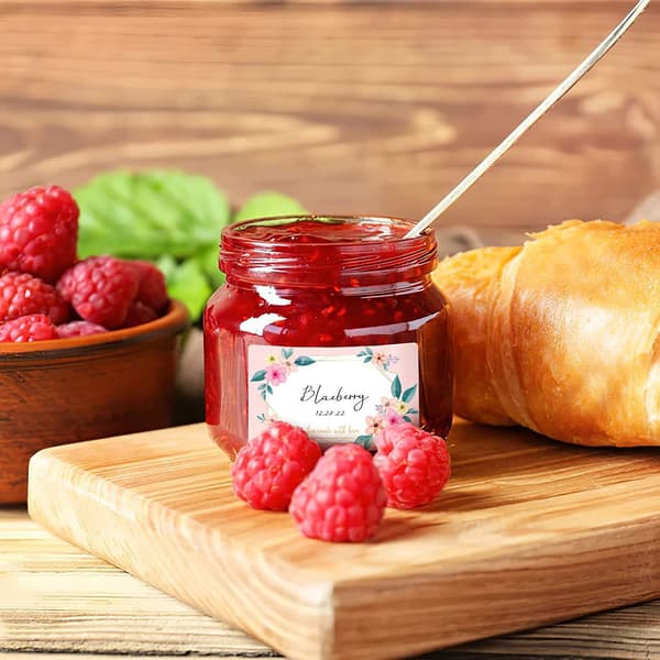 Self-adhesive Jar Labels, 500 Pcs Homemade Jam Labels, Household