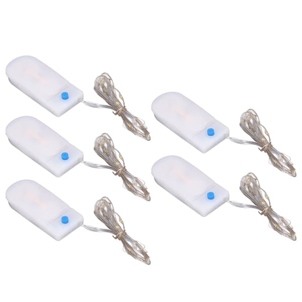 5 Pieces Mini LED Lights Romantic Elegant Lightweight DIY Making Convenient Decorative Accessories for 1/12 Dollhouse 0.1