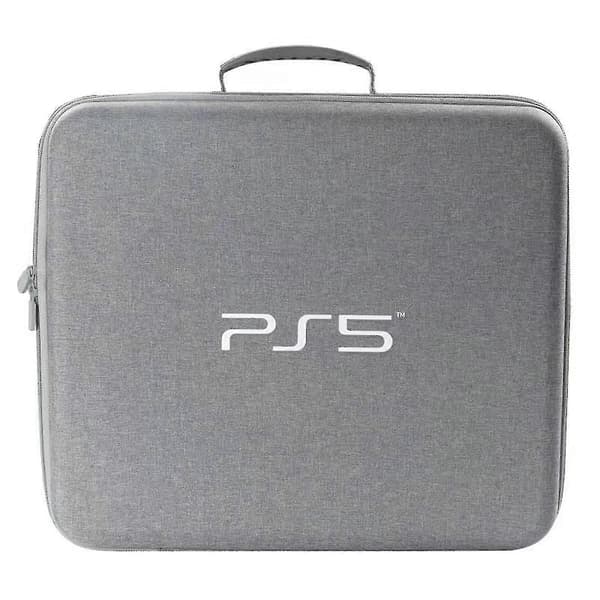 PS5 Carrying Case - 2023 Protective Case with Adjustable Handle and Console Storage
