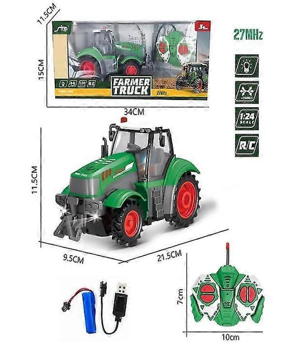 John Deere Barn Fjernstyret Johnny Traktor