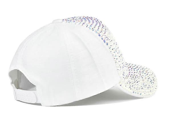 Bling Baseballkeps för kvinnor med hel diamantdesign justerbar hatt_present
