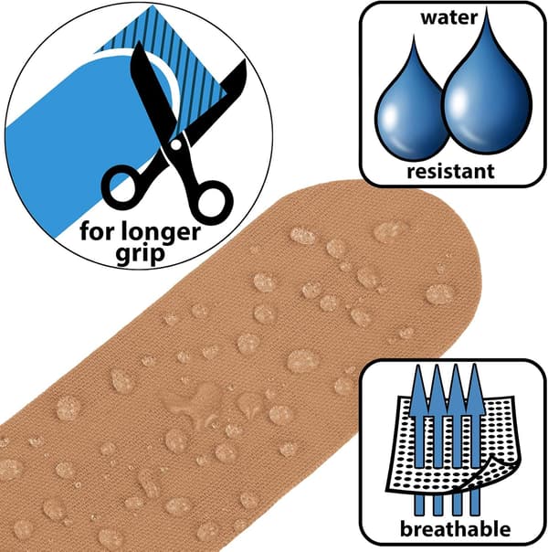 3 ruller kinesiologitape 5m x 5,0cm Ulike farger E-bok Applica