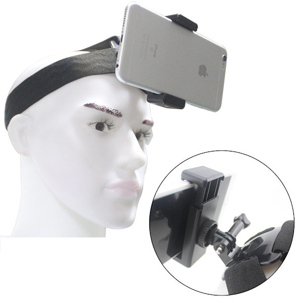 Headband for GoPro Camera and Mobile