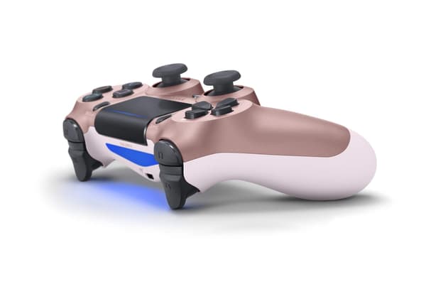 Trådløs kontroller for PS4, kompatibel med PlayStation PS4-konsoller/Steam-konsoller, null latens Bluetooth. Dark blue