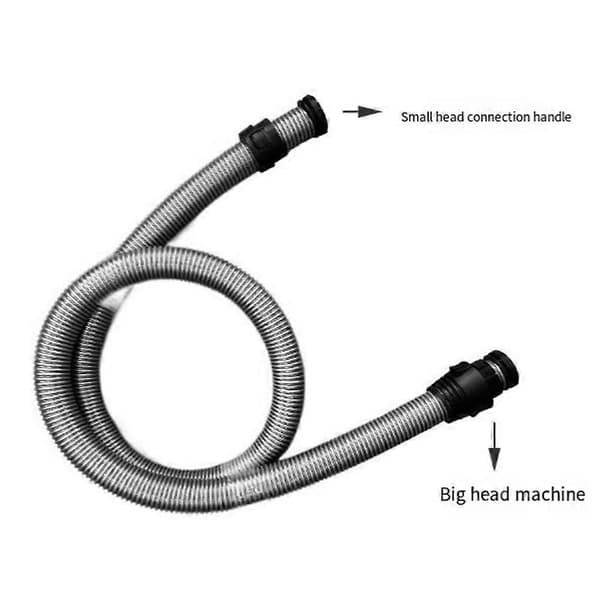 For Miele C1 C2 C3 C4 and S-series 2m extension hose with curved handle flexible suction hose part