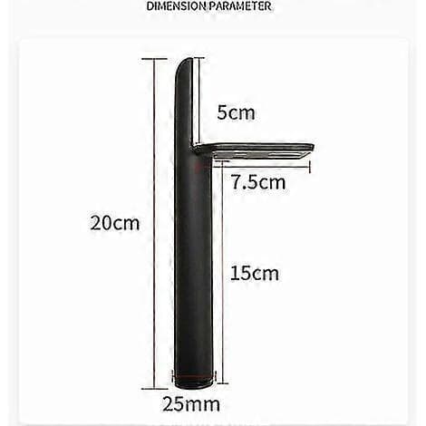 4 svarta metallmöbelben, reservben för 15 cm soffa, golvskydd + halkfri tyst bas