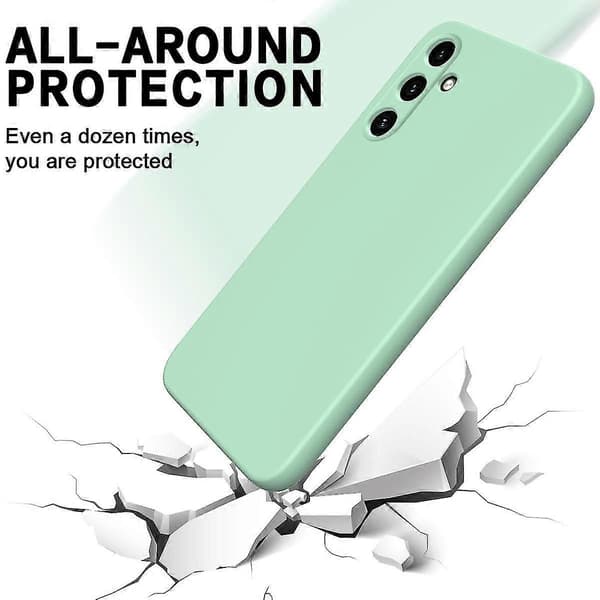 Flytande silikonfodral för Samsung Galaxy A55 5G Green