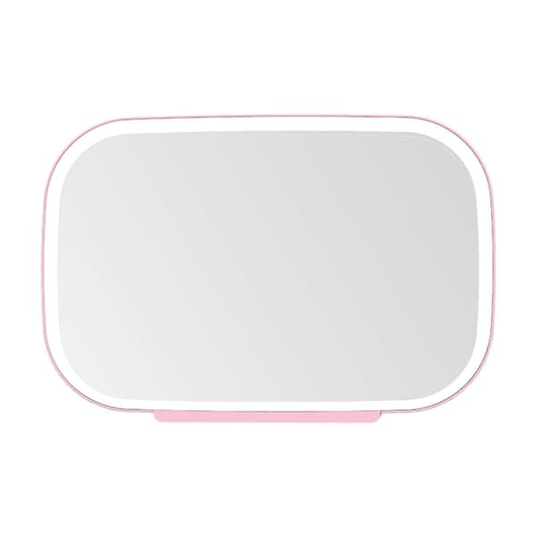 Car Makeup Mirror with LED Lights, Rechargeable Touch Control, Dimmable Brightness for Cars