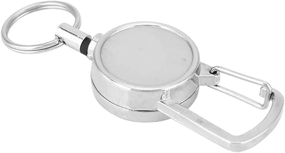 1 Piece Retractable Keychain Metal 2.5cm x 60cm Retractable