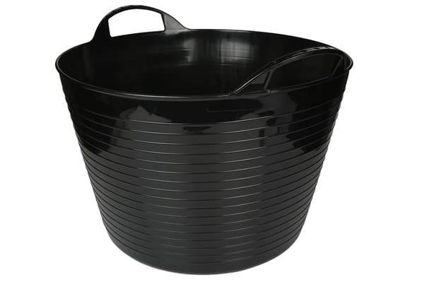 Flexible basket 22 liters black