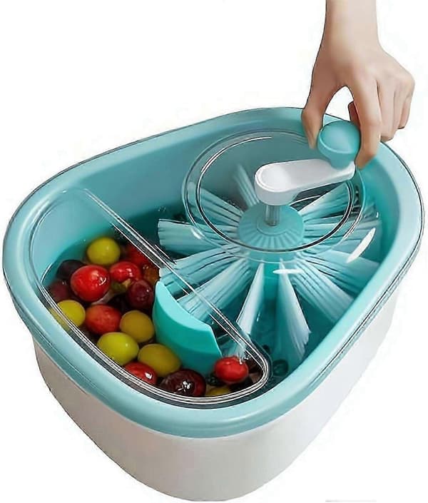 Fruit Cleaner Spinner, Generic Fruit Washer, Fruit and Vegetable Washer Spinner, Fruit Washer Spinner Device Vegetable Cleaner