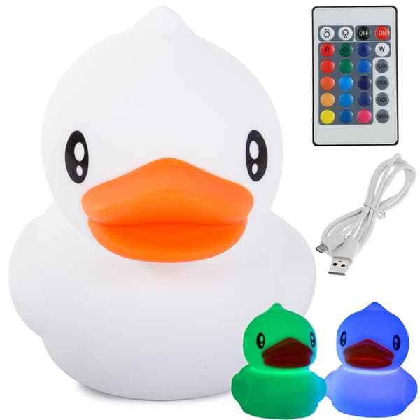Wireless RGB LED Lamp / Remote Controlled Night Light - Duck