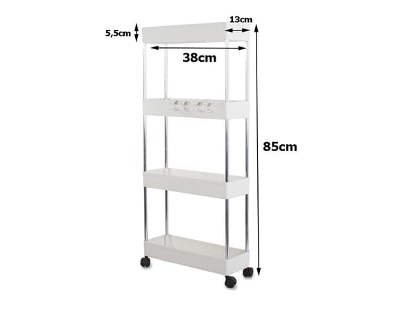 Shelf on Wheels / Storage Shelf - Store & Organize Organizer