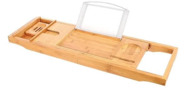 Bamboo Bathtub Caddy - 75-112 cm