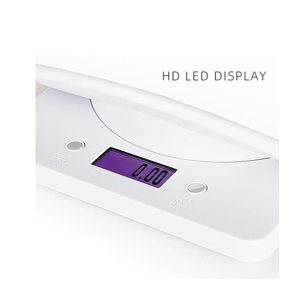 Digital Pet Scale - 15 kg Capacity with LCD Screen, Accurate Weighing for Small Animals, Compatible with Veterinary Clinics