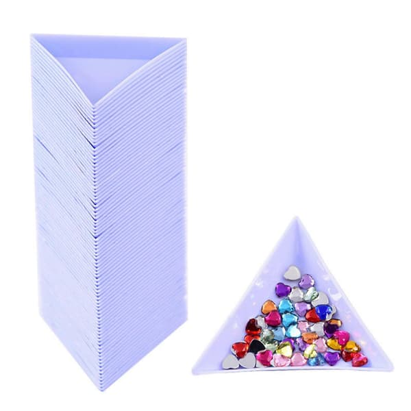 10 Pieces Stylish Diamond Painting Drill Holder Portable Accessory for Organizing Rhinestones in Creative Projects Pink
