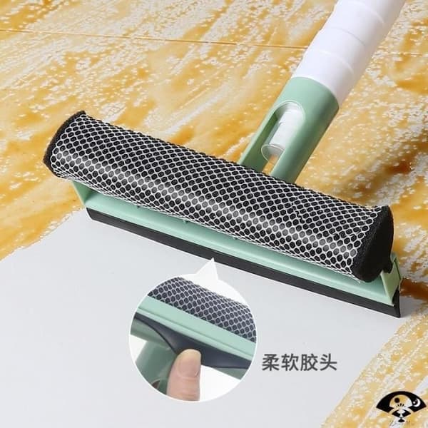 1 Window Cleaning Rubber Scraper + Cleaning Sponge + Tank to Fill with Cleaning Fluid, Window Cleaner