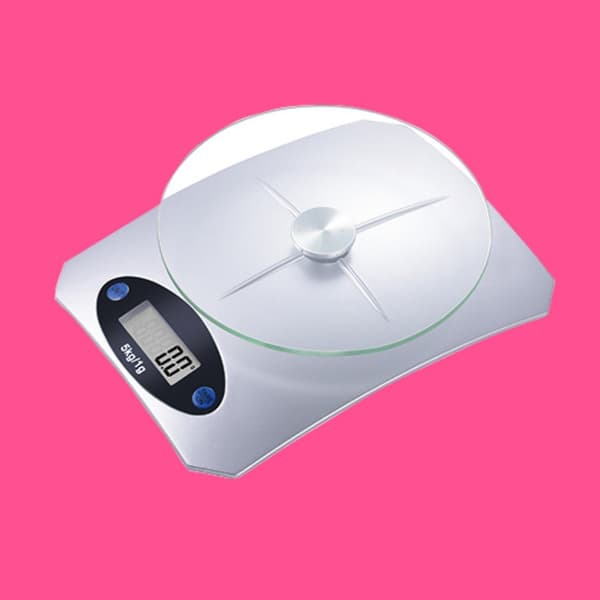 Digital Kitchen Scale 5 kg/1 g, Precise Food Scale with LCD Screen, Perfect for Cooking and Baking