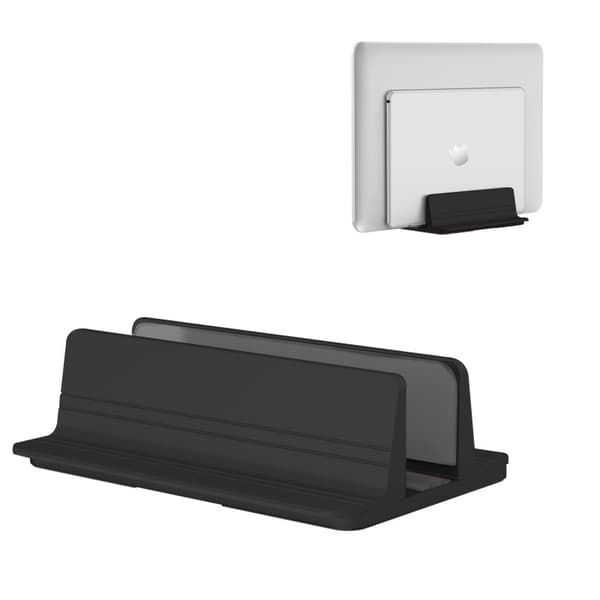 Adjustable Vertical Laptop Stand Black
