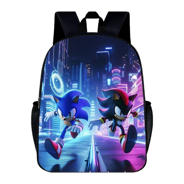 Sonic Themed Kids Backpack: Back-Supporting, Lightweight and Spacious - Style 7