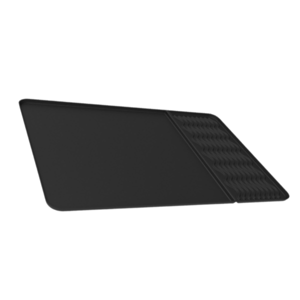 Silicone Coffee Mat - Heat Resistant & Non-Slip Black