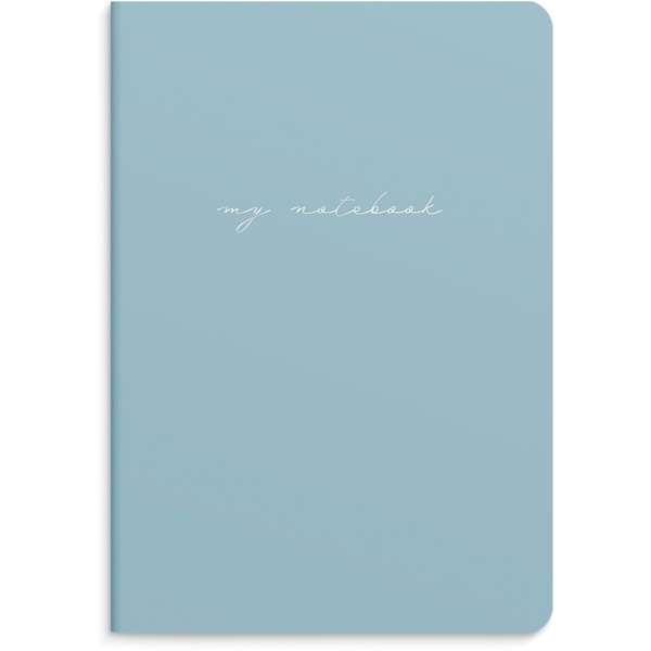 Notebook Blue &amp; Flower 2 pack