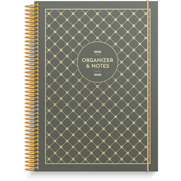 Kalender 25/26 Organizer &amp; Notes Grön