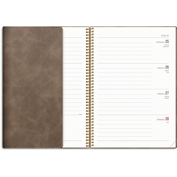 Kalender 25/26 Senator A5 Twist mocca