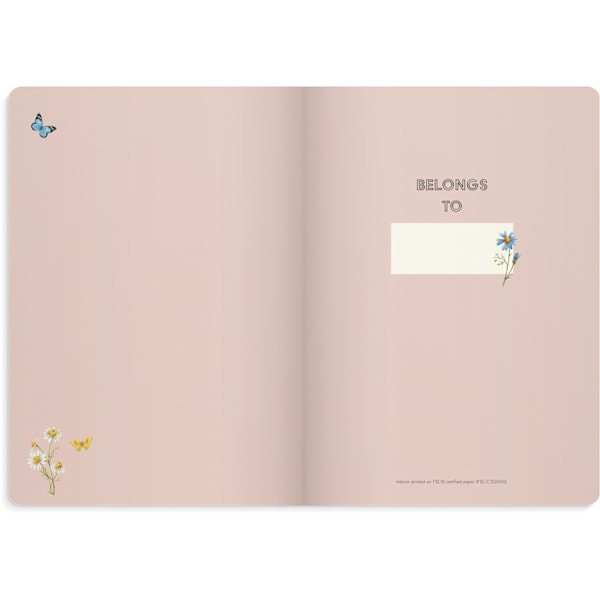Notebook Deluxe B5 Pink Meadow