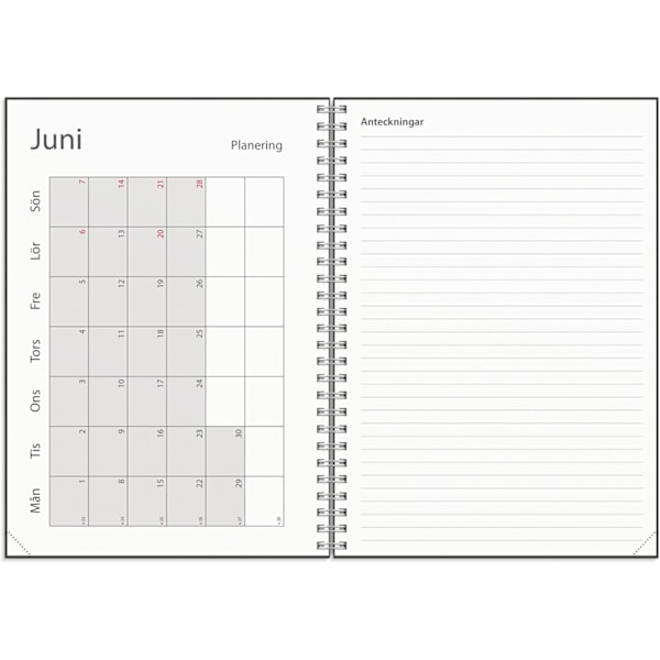 Kalender 25/26 Study A5 Stone