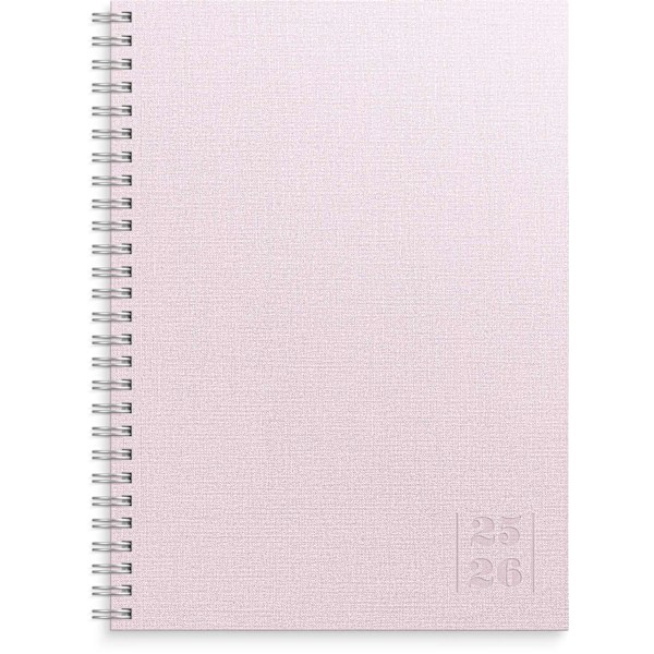 Kalender 25/26 Senator A5 Textile rosa