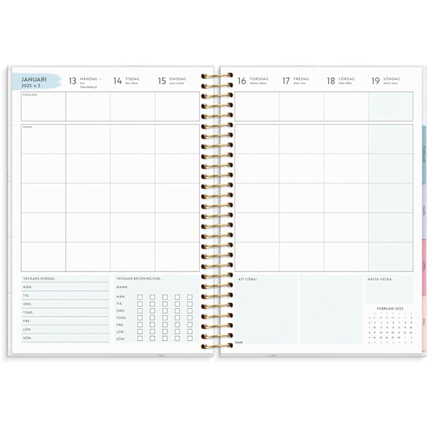 Kalender 2025 Life Organizer Family Planner