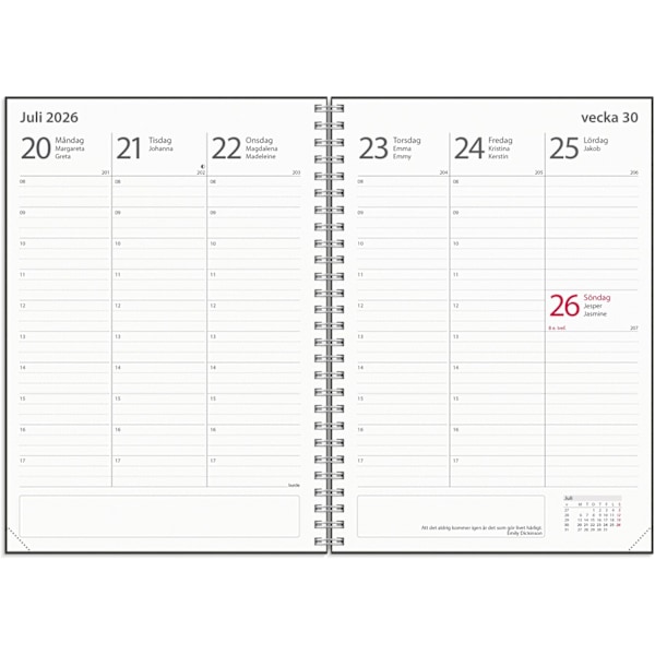 Kalender 25/26 Study A5 Stone