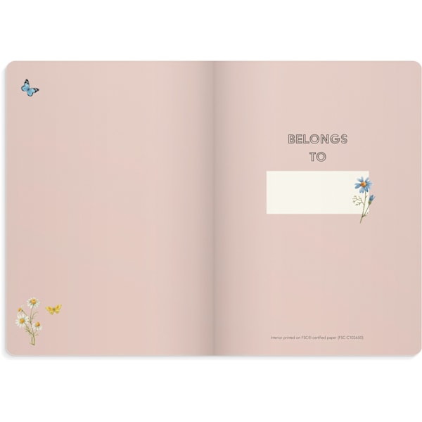 Notebook Deluxe A5 Pink Meadow