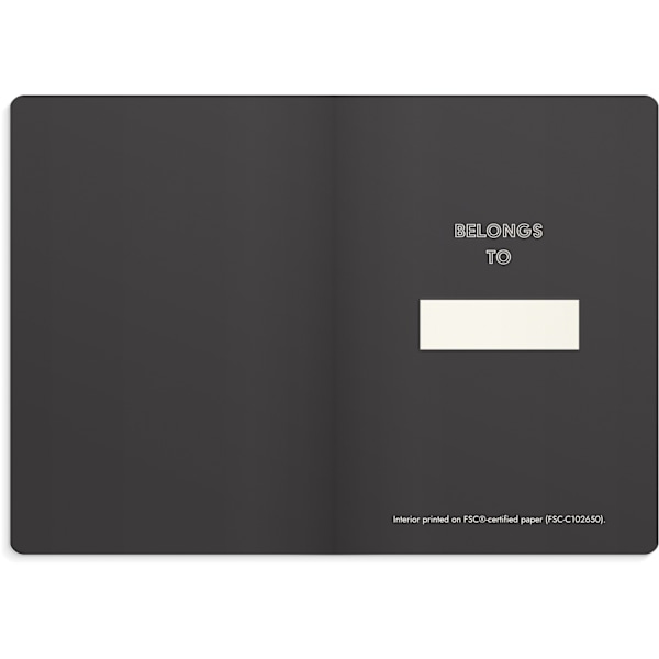 Notebook Deluxe A6 black