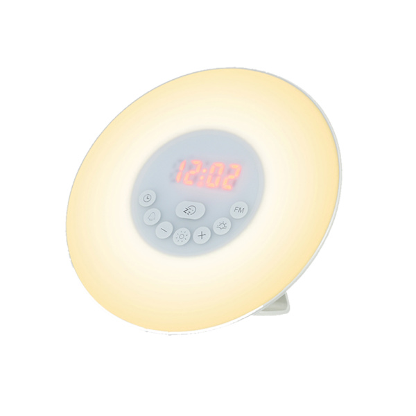 Touch Sensor Digital väckarklocka Sunrise Sunset Simulator LED-belysning
