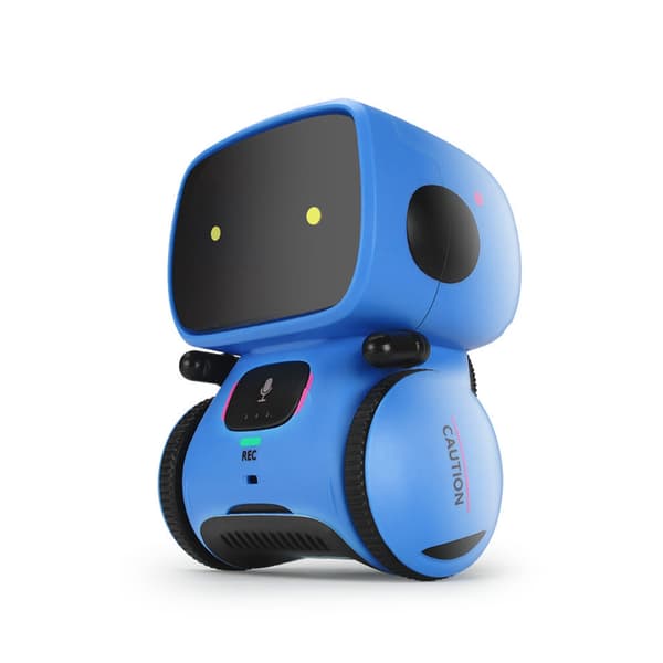 Batteridrevet interaktiv berøringssensor Smart Robot Red