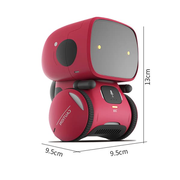 Batteridriven interaktiv peksensor Smart Robot Green