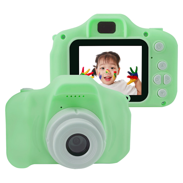 Mini digital barnkamera med 2 tums skärm i 3 färger Green